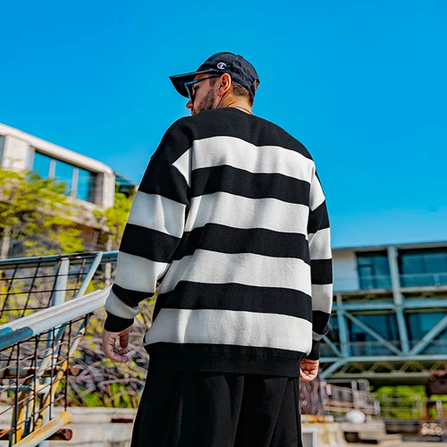 Демисезонная утепленный лонгслив, трикотажный свитер, большой размер, свободный крой, круглый воротник