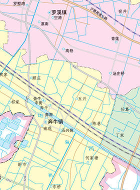 常州市新北区地图交通行政区划图墙壁海报2026新款办公室装饰挂画