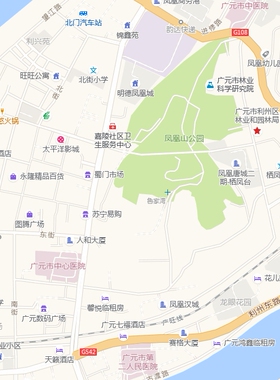 广元市城区地图2026新版定制街道图高清防水装饰中介办公室贴挂图