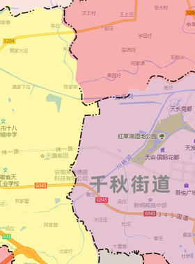 天长市地图交通行政区划图墙壁海报2026新款办公室地图装饰挂画