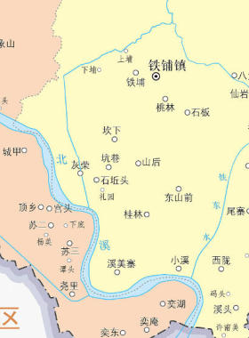 潮州市湘桥区地图交通行政区划图海报2026新款办公室地图装饰挂画