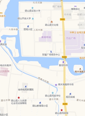 砀山县城区地图2026新版定制街道图高清防水装饰中介办公室贴挂图