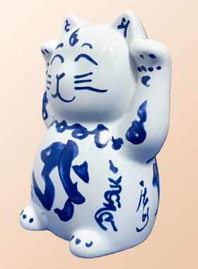 李居明招财猫储钱罐怡然种子