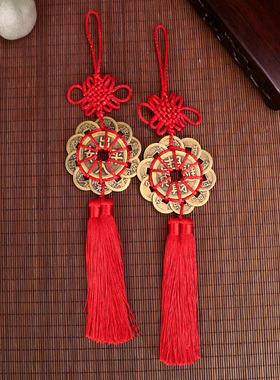 中国结五帝钱门对门挂件