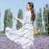 Phụ nữ xuân hè 2019 mới phổ biến váy dài eo thon gọn khí đầu thu đông dài tay đầm rộng - váy đầm chân váy dài hàn quốc váy đầm