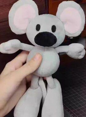 日本ULALOV加菲猫小吱手工毛绒玩偶可爱公仔超萌老鼠挂件包挂饰