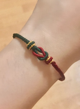 莫相离撞色手工手绳编绳diy学生