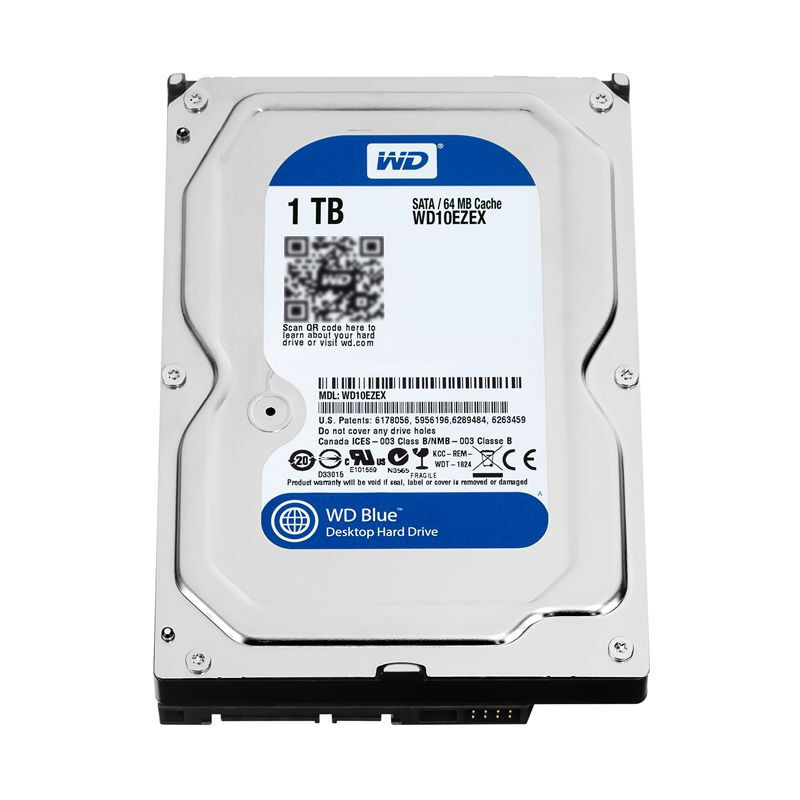 WD/西部数据  蓝盘1T台式机电脑机械硬盘 单碟1TB SATA3.0 2TB - 图1