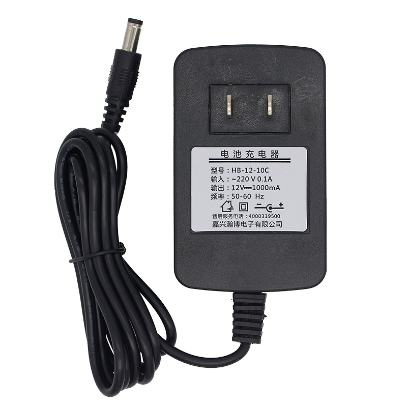 卓盛替代瀚博HB-12-10B10C儿童电动车充电器圆孔适配器12V1000ma - 图2