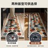 American retro kitchen floor mats, non-slip, oil-proof, wipeable, washable, pvc leather, waterproof, household quick-drying carpet floor mats