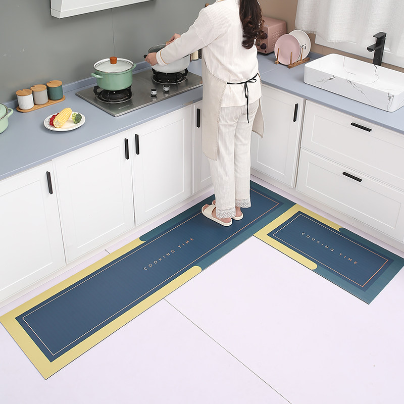 厨房地垫长条专用防油可擦免洗脚垫防滑耐脏家用进门吸水厨房地毯,淘宝优惠券,粉丝福利购,淘宝优惠卷