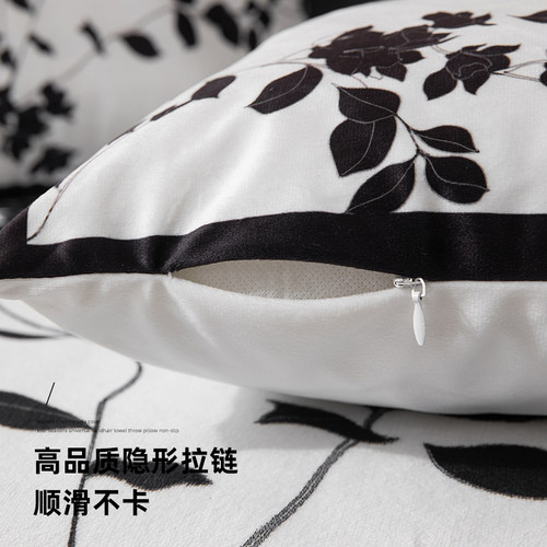 轻奢高级感沙发抱枕靠垫靠背样板间靠枕抱枕套床头靠枕套可拆卸洗 - 图2