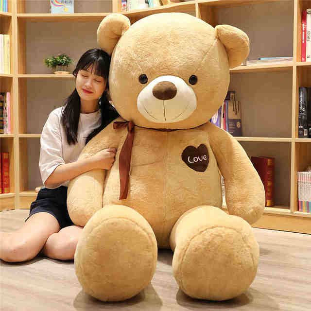 Teddy ຫມີຂະຫນາດໃຫຍ່ພິເສດຂະຫນາດໃຫຍ່ຂອງຫຼິ້ນ Plush ງາມສໍາລັບເດັກຍິງ