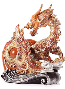 原装正品李居明吉祥物[行运一条龙]摆件龙年点睛之物家居装饰