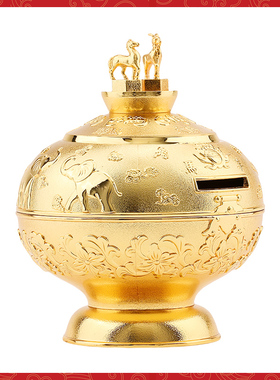 预原装正品李居明2026马年吉祥物生肖属马羊六合大财箱摆件开库匙