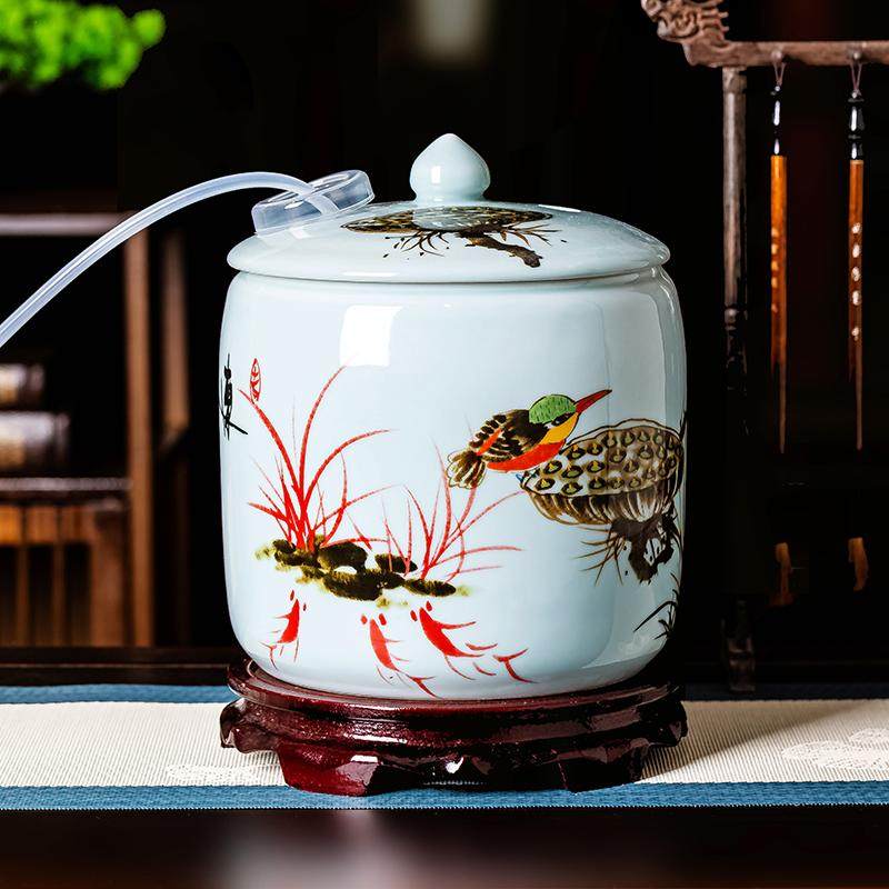 泡茶桶自动进水带浮球阀储水罐陶瓷器景德镇纯净上水水桶功夫茶,淘宝优惠券,粉丝福利购,淘宝优惠卷