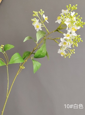 仿真花假花2叉蓝星花 境外货源家居样板间酒店婚庆拍照装饰批发