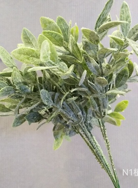 5头七里香田园花草 绿植餐厅隔断绿化装饰植物塑料小草境外货源