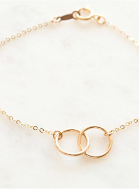 饰品学生百搭金属开口手环