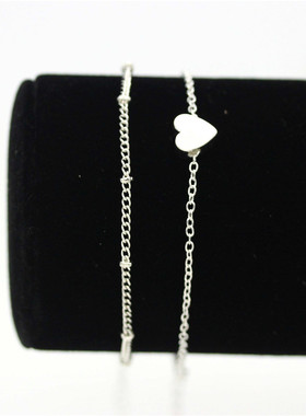 饰品欧美风桃心手链