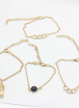 欧美风镀金链条时尚饰品