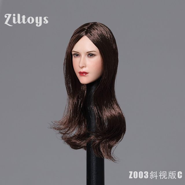 Spot Ziltoys 1/6 female soldier head sculpture Z003 Resident Evil beauty Ada Wang head sculpture model