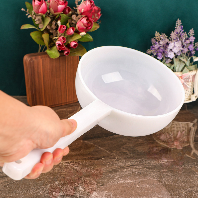 加厚白色塑料长柄水勺摔不坏工业耐酸碱水舀子饭店厨房大容量水瓢,淘宝优惠券,粉丝福利购,淘宝优惠卷