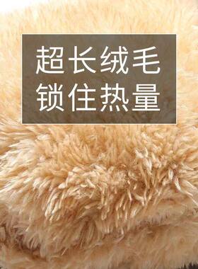 秋冬款防寒保暖针织手套五指分指加绒加厚双层触屏手套男款女冬季