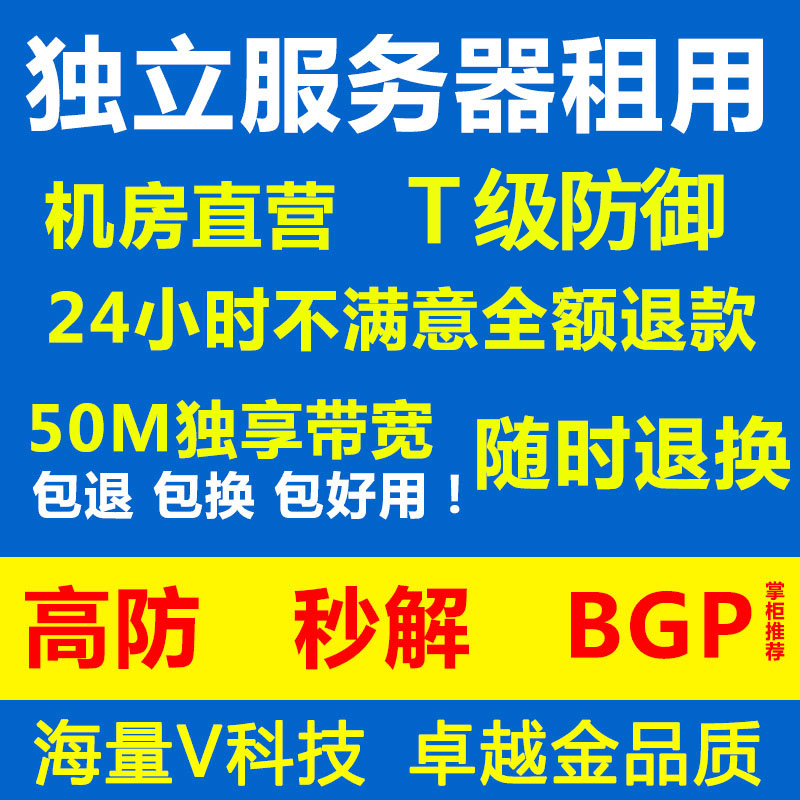 高防独立双路物理服务器租用BGP双线800G秒解50M传奇游戏月付-图3