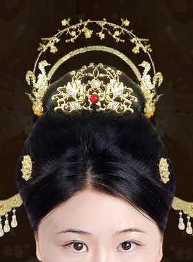 古风花钿掩鬓汉服头饰发簪簪子