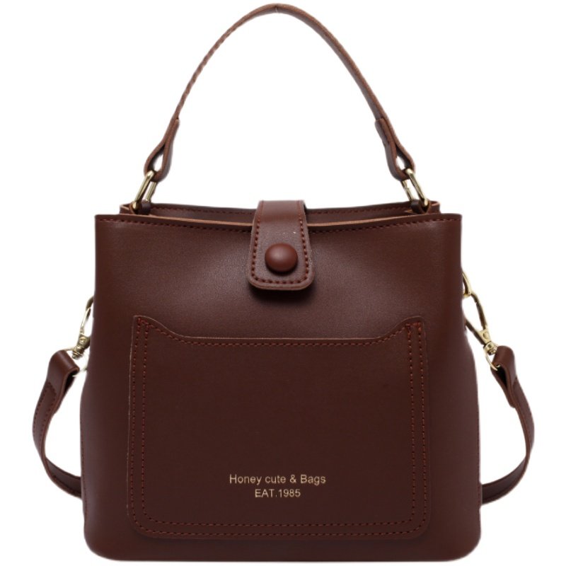 高级感小众复古春夏包包女2023新款潮时尚单肩包百搭斜挎包水桶包,淘宝优惠券,粉丝福利购,淘宝优惠卷