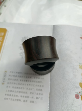 射箭扳指束腰筒扳指紫光檀扳指传统弓蒙式扳指武扳指束腰筒扳指