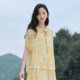 Finidi 100% ເສື້ອຍືດ chiffon ພິມ