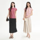 ເສື້ອຢືດ Chiffon FINITY Finidi ລະດູຮ້ອນປີ 2026 ເສື້ອແຂນຍາວ raglan ແບບປະຈຳຊາດສຳລັບຜູ້ຍິງ