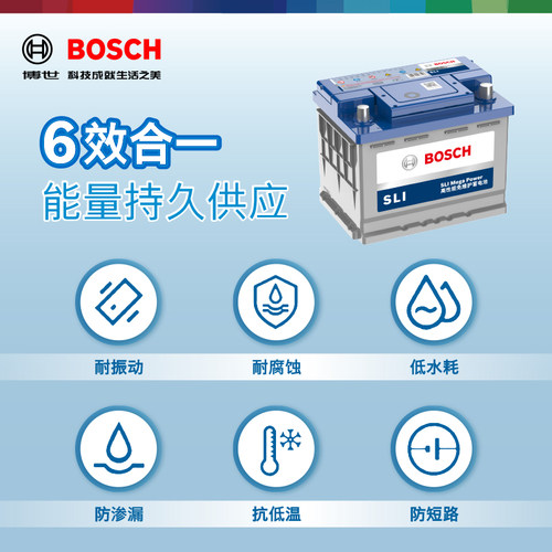博世汽车电瓶55B24LS适用雅阁思铂睿思域CRV逍客骐达免维护蓄电池 - 图1