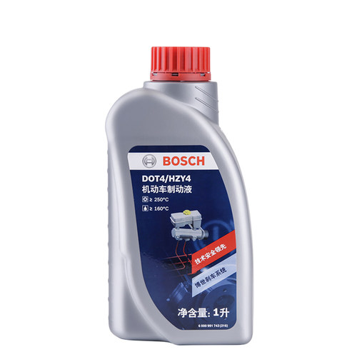 博世刹车油DOT4全合成制动液刹车液机动车国产离合器油通用型1L装 - 图3