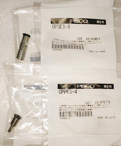 日本PISCO快速接头快插接头CPP20-8B/CPS15-8/ CPPE7-6/CPSE3-4 - 图0