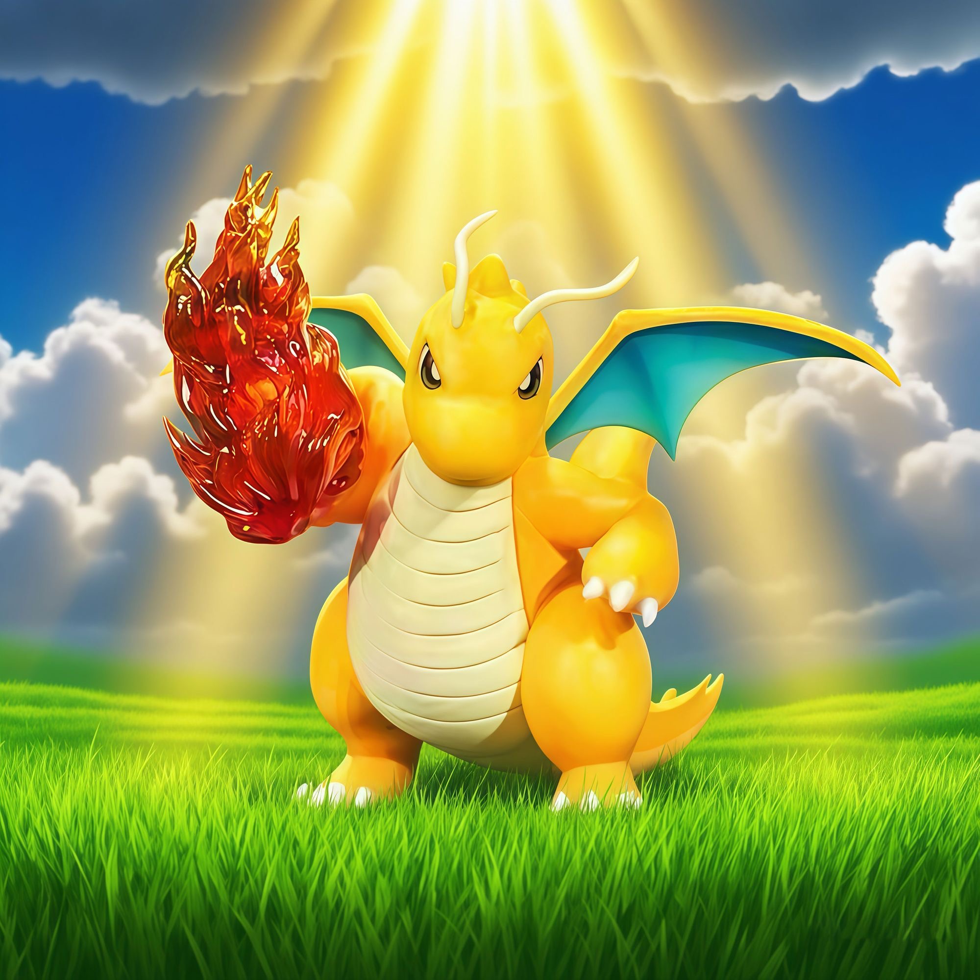 神奇宝贝宝可梦手办火焰拳快龙模型摆件动漫周边玩具公仔男生礼物 - 图3