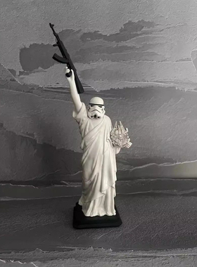 黑武士与和平白兵手办