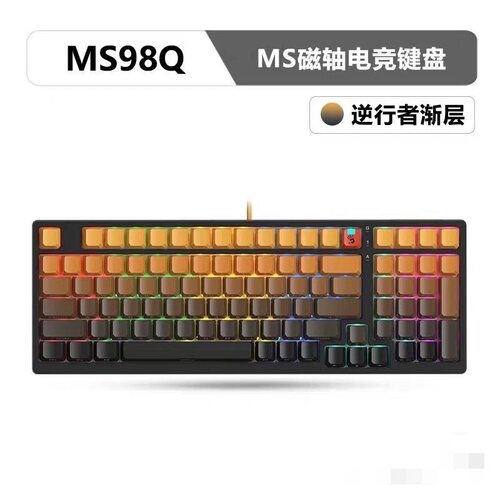 双飞燕血手幽灵MS98Q磁轴电竞键盘 - 图0