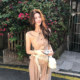 Muzi Li's Lazy Style Linen Suit Casual Sleeveless Waist Top Small Waisted Wide Leg Pants Summer Women's Summer