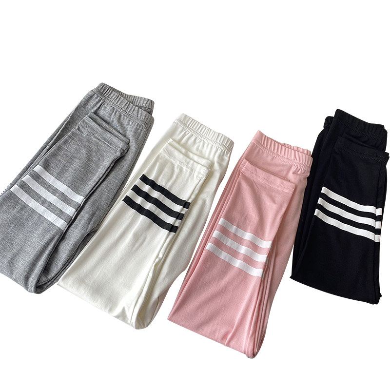 儿童女大童打底裤长裤婴儿宝宝夏季外出裤子洋气时髦莫代尔九分裤,淘宝优惠券,粉丝福利购,淘宝优惠卷