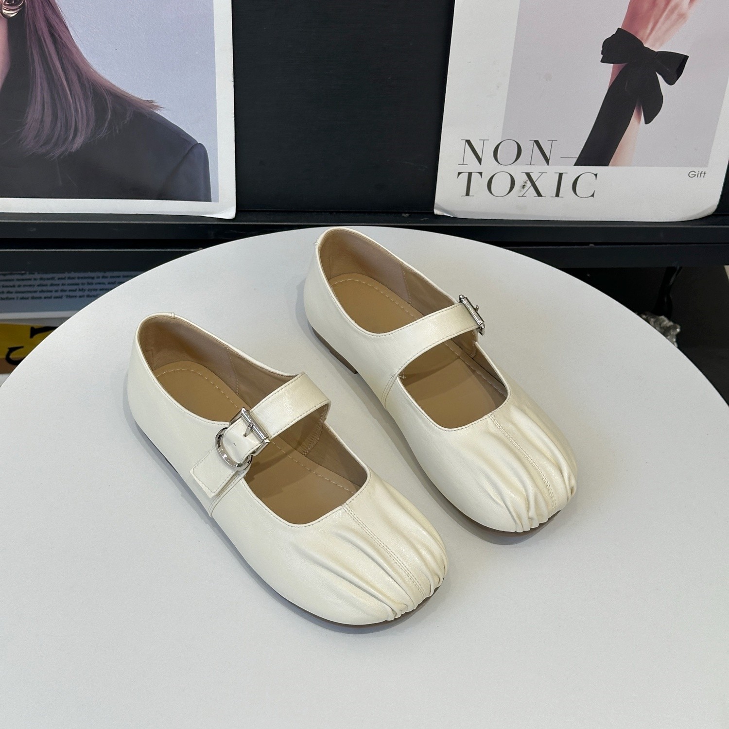 踩屎感平底玛丽珍鞋女2026春季新款爆款复古法式一字扣带浅口单鞋,淘宝优惠券,粉丝福利购,淘宝优惠卷