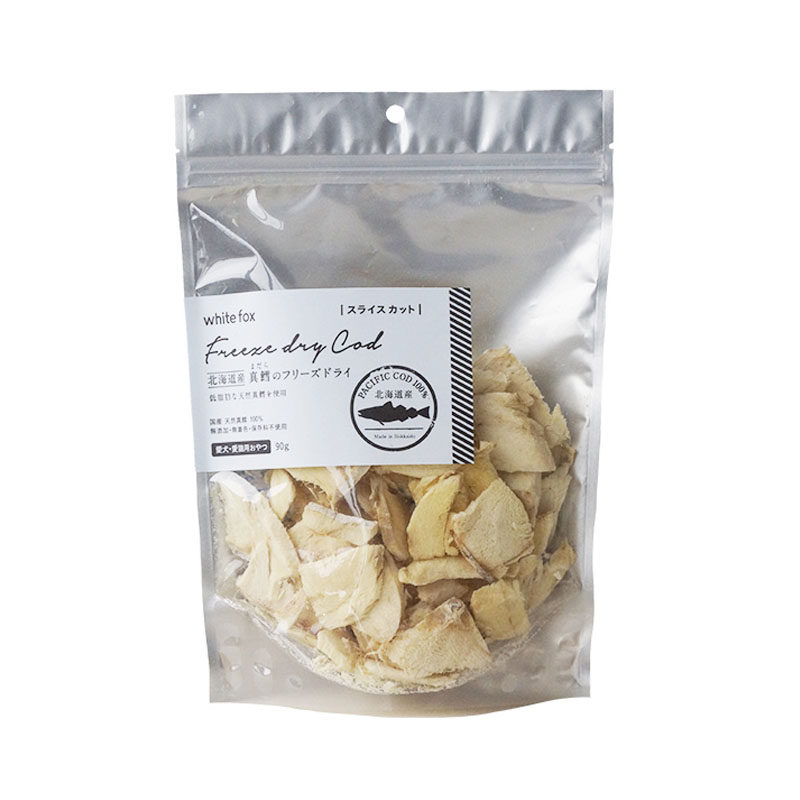 日本进口 white fox白狐 北海道产鳕鱼冻干 犬猫通用肉干宠物零食,淘宝优惠券,粉丝福利购,淘宝优惠卷