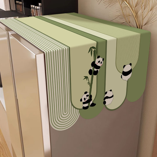 Cubierta protectora de tela con forma de dibujos animados para refrigerador