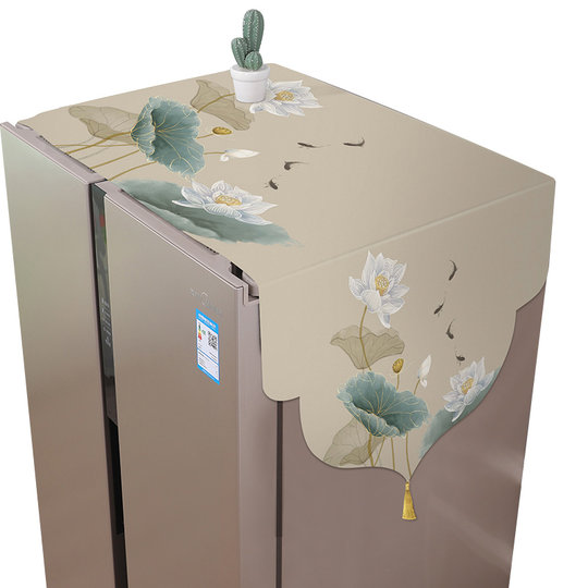 Double door refrigerator cover cloth dustproof cloth single door refrigerator protective cover cover towel drum washing machine cover top cloth cover towel