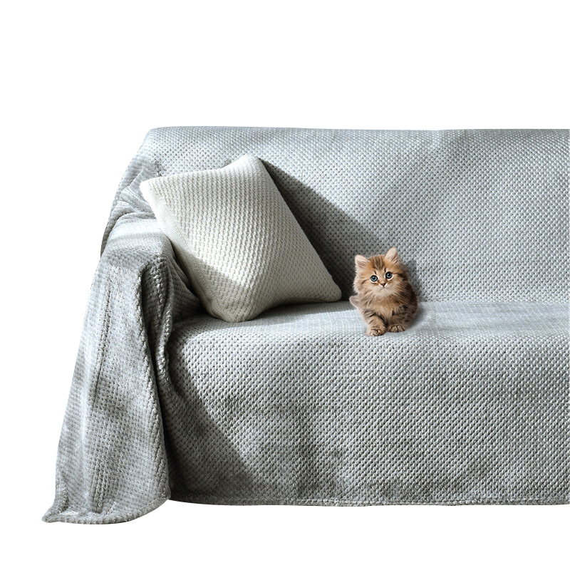 防猫抓沙发套罩全包万能四季通用沙发垫盖巾毛巾盖毯子沙发布盖布 - 图0
