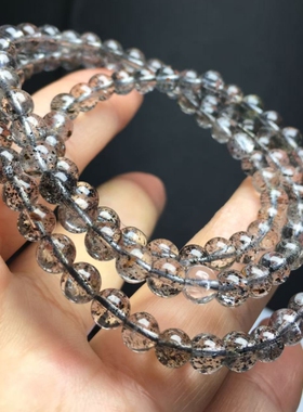 天然水晶黑草莓黑幽灵