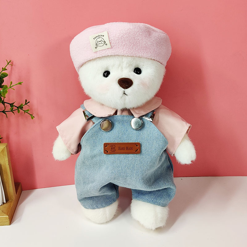 中号莉娜熊TeddyTales毛绒公仔玩偶衣服泰迪熊天鹅套装可爱换装女-图0