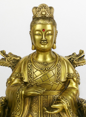 无极老母像铜像骊山娘娘家居摆件